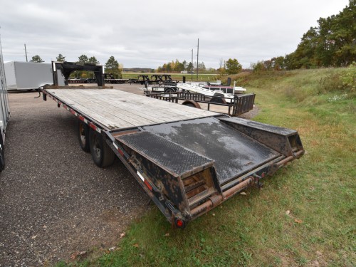 Titan 102x25 Gooseneck 14K Flat Bed Trailer Preview Photo 2