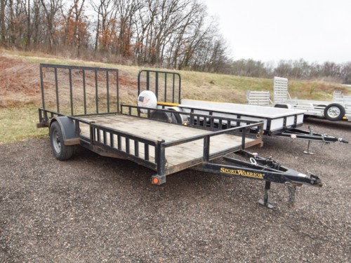 Road Warrior 83"x14' w/Side Rail Ramps Steel Utility/ATV Trailer Preview Photo 2