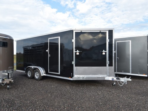 7.5x23' Drive In/Out Snowmobile/UTV Trailer Photo