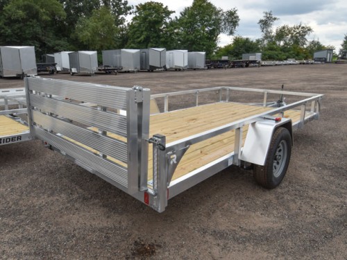 6.5'x14' SA w/HD Package & Bi-Fold Ramp Utility Trailer Preview Photo 2