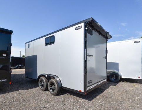 7.5'x16' Aluminum Enclosed Cargo Trailer w/Insulation & Windows Preview Photo 3