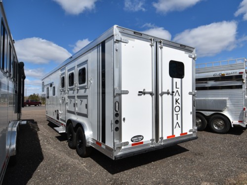2026 Lakota Colt 8311 Sofa 3 Horse Living Quarters Horse Trailer Preview Photo 13