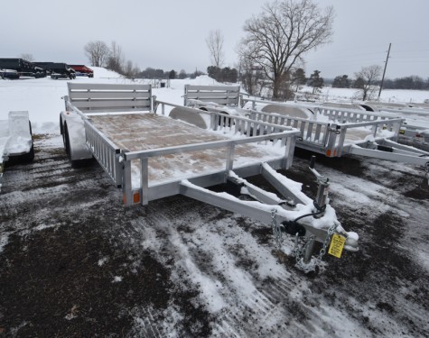 82"x14' w/HD Package, SRR & Bi-Fold Ramp Aluminum ATV/Utility Trailer Preview Photo 2