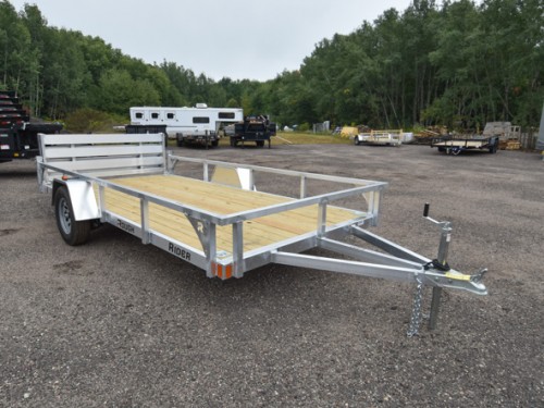 82"x14' SA w/HD Package & Bi-Fold Gate Utility Trailer Photo