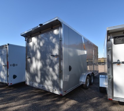 7.5x23' Drive In/Out Snowmobile/UTV Enclosed Trailer Preview Photo 2