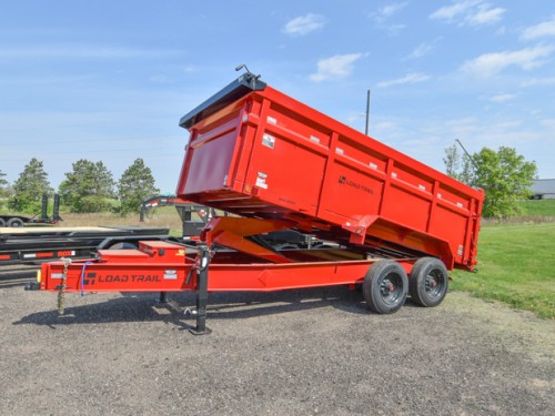 83"X16' 20k (Super Singles) w/48" Sides Dump Trailer Photo