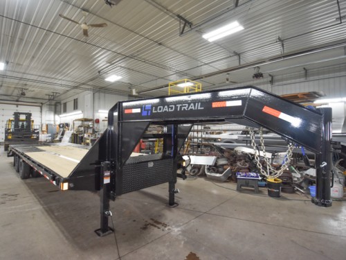 102"x23+5' Dove 24K Gooseneck Equipment Trailer Photo