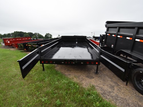96"x16' w/18" Fold-Down Side Dump Trailer Preview Photo 5