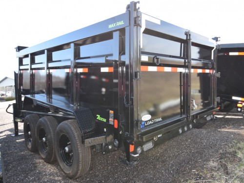 83"x16' 21K w/48" Sides Gooseneck Low-Pro Dump Trailer Preview Photo 2