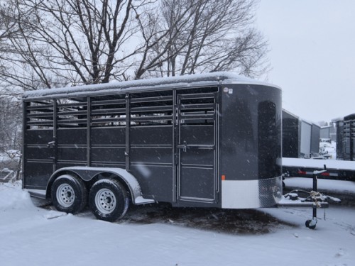 500ES 6'X6'6"X16' Livestock Trailer Photo