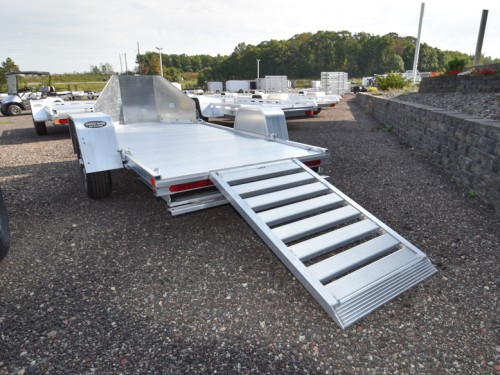 MC1F Folding Aluminum Motorcycle Trailer Preview Photo 4