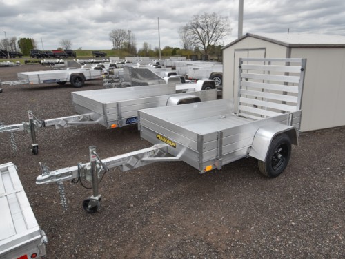 486 w/12" Solid Sides Aluminum Utility Trailer Photo