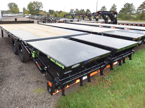 PS 102"x20+5' Dove 14K Deckover Equipment Trailer Preview Photo 2