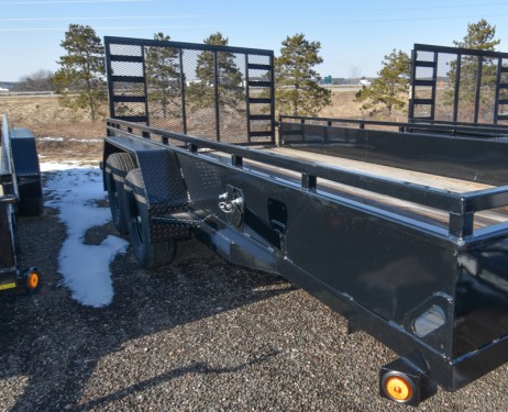 83"x16' Utility Trailer w/Solid Sides Preview Photo 3