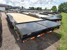 102"x21+3' Dove 14K Equipment Trailer w/MAX Ramps Photo Thumbnail 3