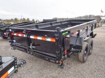 83"x16' w/24" Side Dump Trailer Photo Thumbnail 2