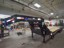 102"x23+5' Dove 24K Gooseneck Equipment Trailer Photo Thumbnail 2