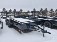83"x14' w/Solid Sides Utility Trailer Photo Thumbnail 1