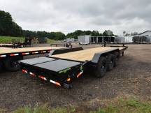83"x21+3' Dove 21K w/MAX Ramps Equipment Trailer Photo Thumbnail 3