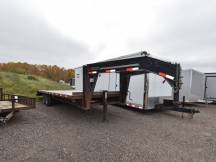 Titan 102x25 Gooseneck 14K Flat Bed Trailer Photo Thumbnail 1