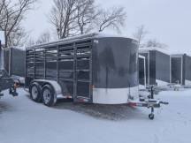 500 ES 6'8"X16' Stock Trailer Photo Thumbnail 1