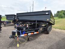 96"x16' Tri-Axle 21K Deckover w/18" Fold-Down Sides Dump Trailer Photo Thumbnail 1