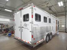 2008 Kiefer Built Genesis X-8083 Living Quarters Horse Trailer Photo Thumbnail 11