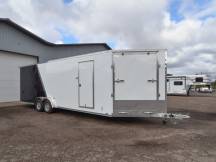 7.5'x29' (24'+5' V) Snowmobile/UTV Enclosed Trailer Photo Thumbnail 1