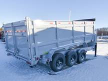 83"X16 w/48" Sides Tri Axle Dump Trailer Photo Thumbnail 2