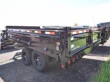 96"x14' w/18" Fold-Down Sides Dump Trailer Photo Thumbnail 3