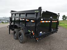 DG 83"x14' 14K Low-Pro w/48" Sides Gooseneck Dump Trailer Photo Thumbnail 3