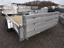 82"x12' Aluminum Utility Trailer w/HD Package & Bi-Fold Ramp Gate Photo Thumbnail 2