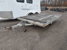 99"x10' Sled Bed Tilt Snowmobile Trailer Photo Thumbnail 2