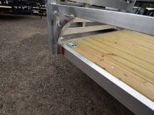 82"x14' SA w/HD Package & Bi-Fold Gate Aluminum ATV/Utility Trailer Photo Thumbnail 3