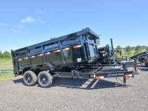DL 83"x14' 14K w/48" Side Dump Trailer Photo Thumbnail 1