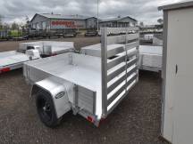 486 w/12" Solid Sides Aluminum Utility Trailer Photo Thumbnail 2