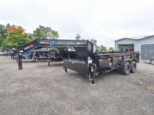 83"x16' w/24" Sides Gooseneck Dump Trailer Photo Thumbnail 1