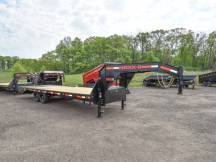DOX 102"x20+4' Dove Gooseneck Equipment Trailer Photo Thumbnail 1