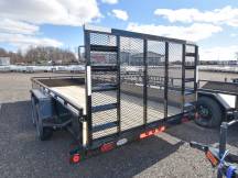 83"x18' w/Solid Sides Utility Trailer Photo Thumbnail 2