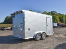 7.5'x19' Drive In/Out Snowmobile/UTV Trailer Photo Thumbnail 2