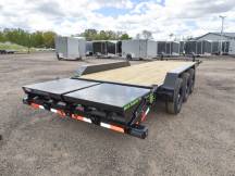 83"x21+3' Dove 21K w/MAX Ramps Equipment Trailer Photo Thumbnail 2