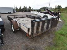H & H 82"x12' Utility Trailer Photo Thumbnail 2