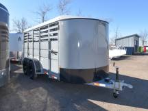 500 ES 6'8"X16' Stock Trailer Photo Thumbnail 1