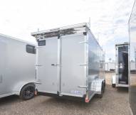 ULAFT 7'x16' Enclosed Cargo Trailer w/Ladder Racks Photo Thumbnail 2