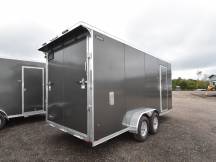 LTF 7'x18' Aluminum Enclosed Cargo Trailer w/Escape Door Photo Thumbnail 3