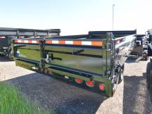 96"x14' w/18" Fold-Down Sides Dump Trailer Photo Thumbnail 2