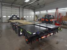 102"x23+5' Dove 24K Gooseneck Equipment Trailer Photo Thumbnail 3