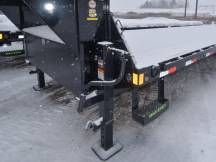 102"x25+5' Dove 16k Low Pro Gooseneck Equipment Trailer Photo Thumbnail 3