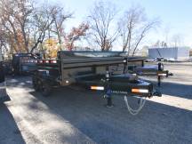 96"x14' w/18" Fold-Down Sides Dump Trailer Photo Thumbnail 1