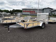82"x12' Aluminum Utility Trailer w/HD Package Photo Thumbnail 1
